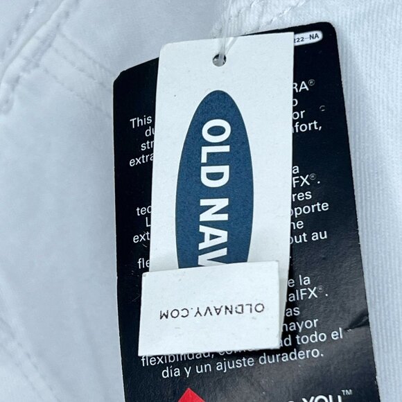 NWT Old Navy Rockstar Super Skinny White Pull-On Jeggings Jeans LYCRA Women's 2 - Picture 7 of 8